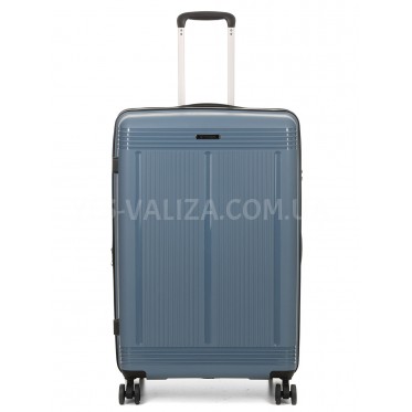 Чемодан большой L полипропилен синий 75х48х31+5/108л/4.5кгWorldline292