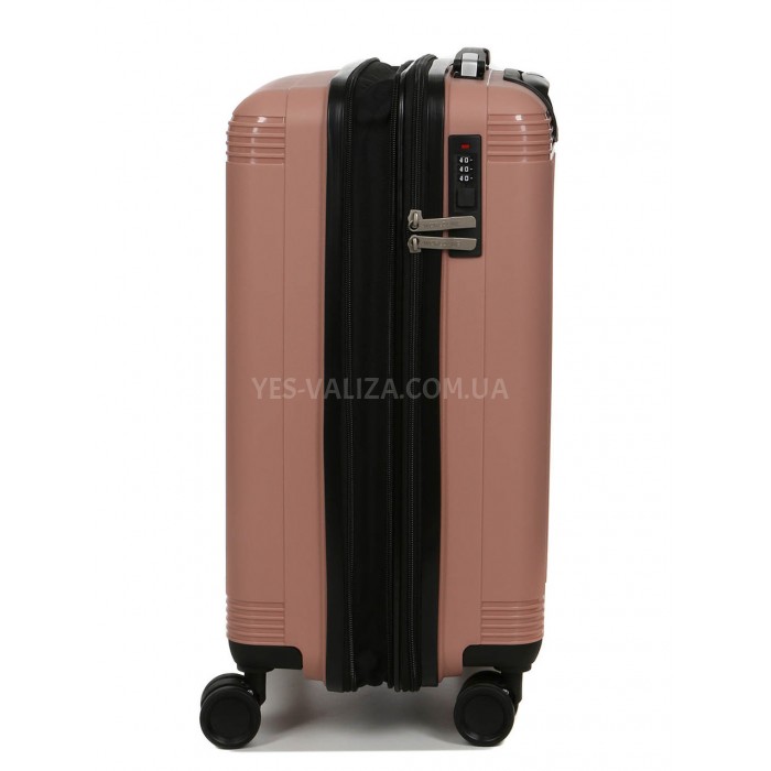Валіза велика L поліпропілен пудра 75х48х31+5/108л/4.5кг/Worldline 292, фото 4
