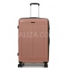 Чемодан большой L полипропилен пудра 75х48х31+5/108л/4.5кгWorldline292, фото 11