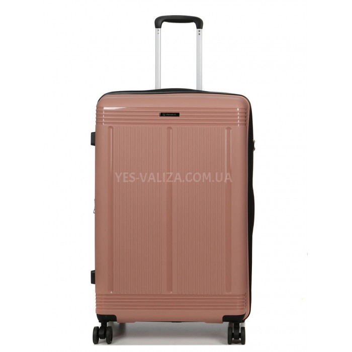 Чемодан большой L полипропилен пудра 75х48х31+5/108л/4.5кгWorldline292, фото 1