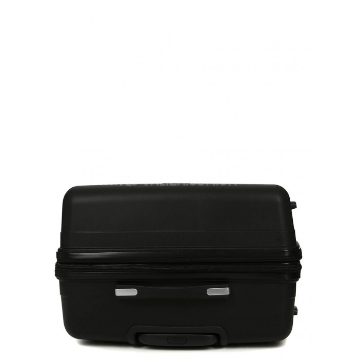 Валіза велика L поліпропілен чорна 75х48х31+5/108л/4.5кг/Worldline 292, фото 5