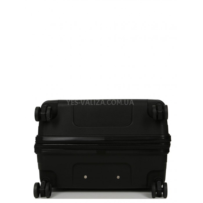 Валіза велика L поліпропілен чорна 75х48х31+5/108л/4.5кг/Worldline 292, фото 6