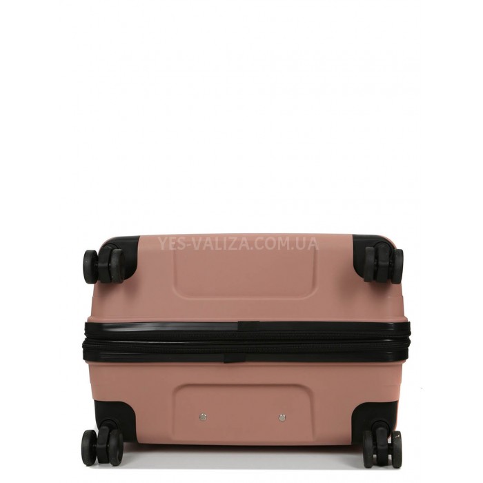 Чемодан средний М полипропилен пудра 65х43х28+5/72л/3.4кг/Worldline292, фото 7