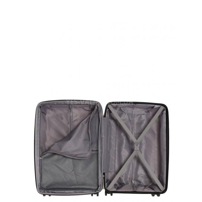 Чемодан средний М полипропилен пудра 65х43х28+5/72л/3.4кг/Worldline292, фото 9