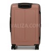 Чемодан средний М полипропилен пудра 65х43х28+5/72л/3.4кг/Worldline292, фото 13