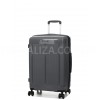 Валіза середня М поліпропілен сіра 65х43х28+5/72л/3.4кг/Worldline 292, фото 12
