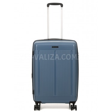 Чемодан средний М полипропилен синий 65х43х28+5/72л/3.4кг/Worldline292