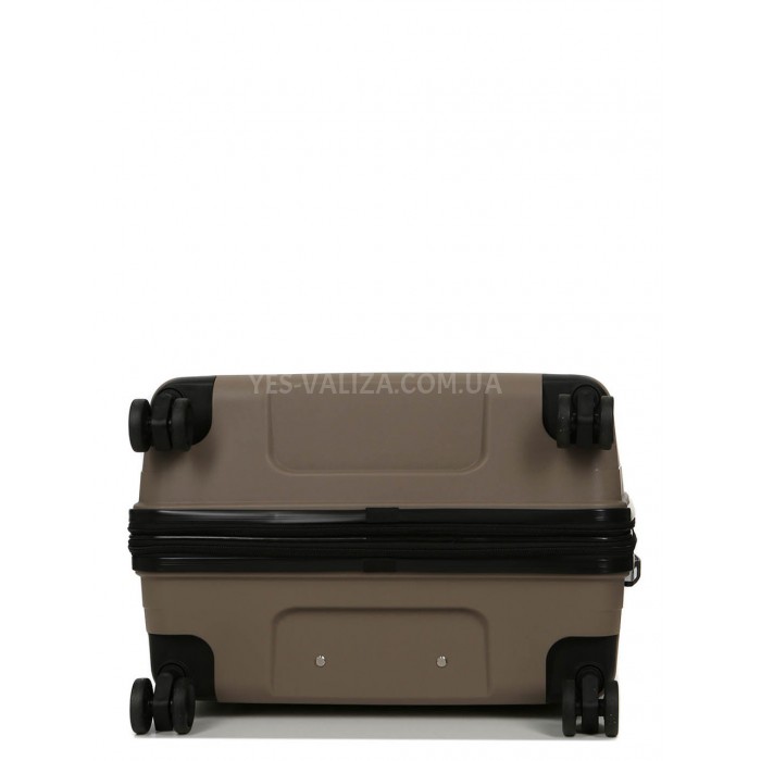 Чемодан средний М полипропилен беж 65х43х28+5/72л/3.4кг/Worldline 292, фото 7