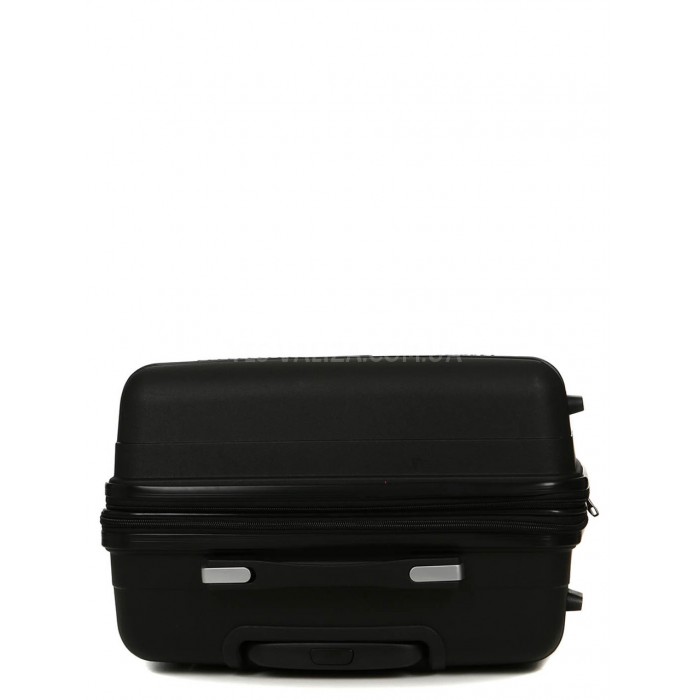 Валіза середня М поліпропілен чорна 65х43х28+5/72л/3.4кг/Worldline 292, фото 6