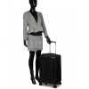 Валіза середня М поліпропілен чорна 65х43х28+5/72л/3.4кг/Worldline 292, фото 20