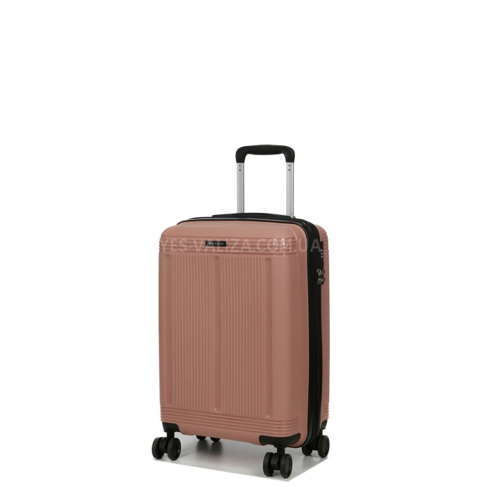 Чемодан малый S полипропилен пудра 55х36х23+5/47л/2.9кг/Worldline 292, фото 2