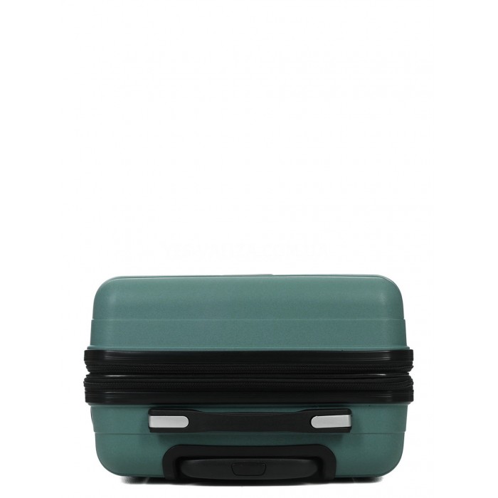 Валіза мала S поліпропілен зелена 55х36х23+5см/47л/2.9кг/Worldline 292, фото 6