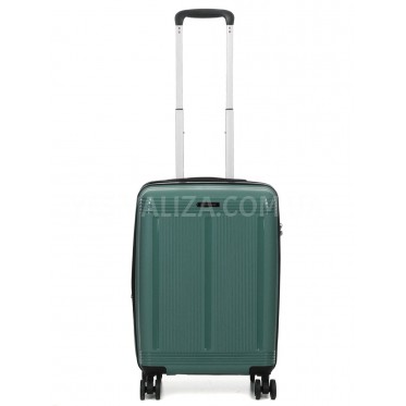 Чемодан малый S полипропилен зелёный 55х36х23+5/47л/2.9кг/Worldline292