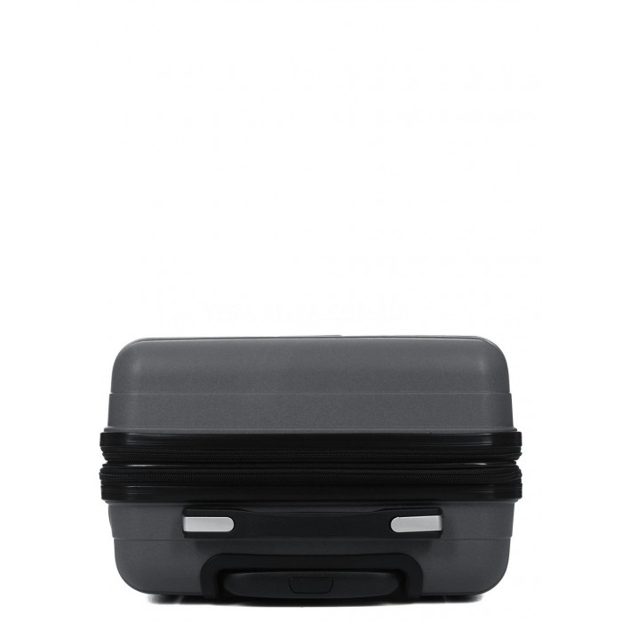 Чемодан малый S полипропилен серая 55х36х23+5/47л/2.9кг/Worldline 292, фото 6