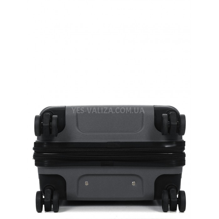 Чемодан малый S полипропилен серая 55х36х23+5/47л/2.9кг/Worldline 292, фото 7