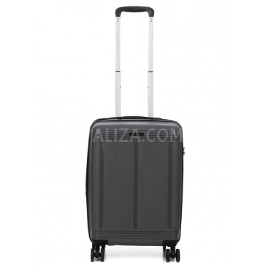 Чемодан малый S полипропилен серая 55х36х23+5/47л/2.9кг/Worldline 292