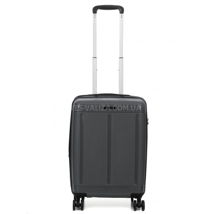 Чемодан малый S полипропилен серая 55х36х23+5/47л/2.9кг/Worldline 292, фото 1