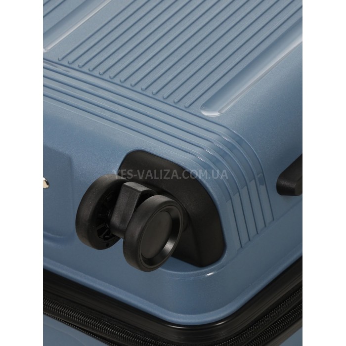 Чемодан малый S полипропилен синий 55х33х23+5/47л/2.9кг/Worldline 292, фото 8