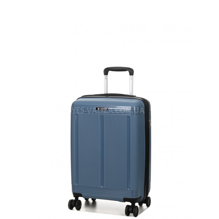 Чемодан малый S полипропилен синий 55х33х23+5/47л/2.9кг/Worldline 292, фото 2