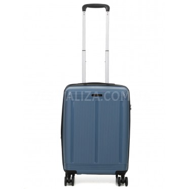 Валіза мала S поліпропілен синя 55х37х23(+5)см/42л/2.9кг/Worldline 292