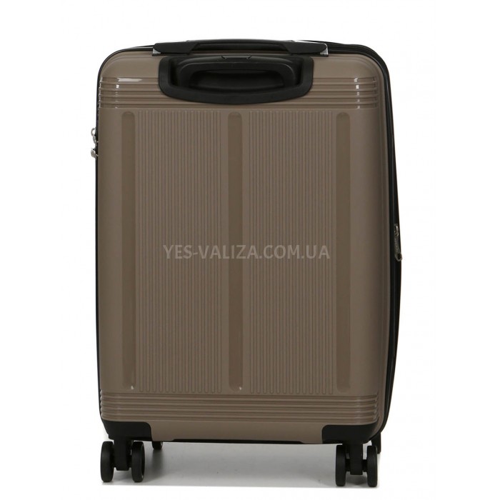 Валіза мала S поліпропілен беж 55х36х23(+5)см/47л/2.9кг/Worldline 292, фото 3