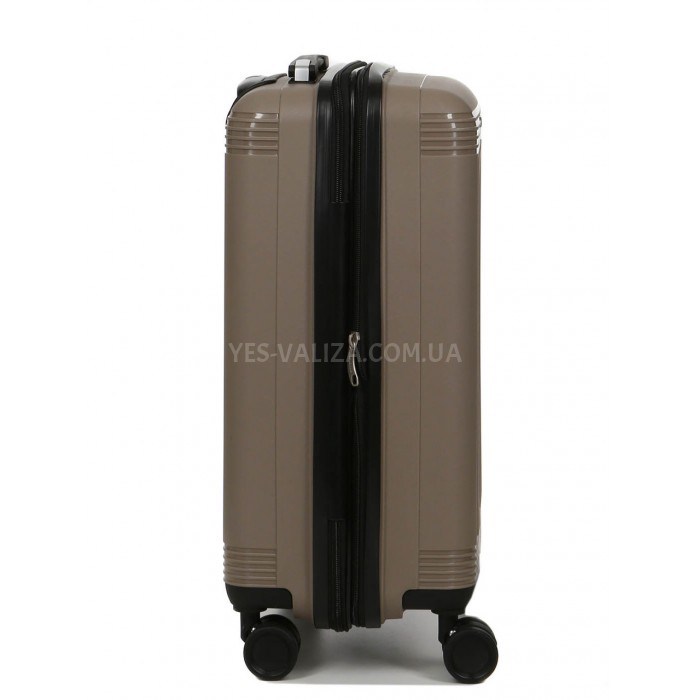 Валіза мала S поліпропілен беж 55х36х23(+5)см/47л/2.9кг/Worldline 292, фото 5