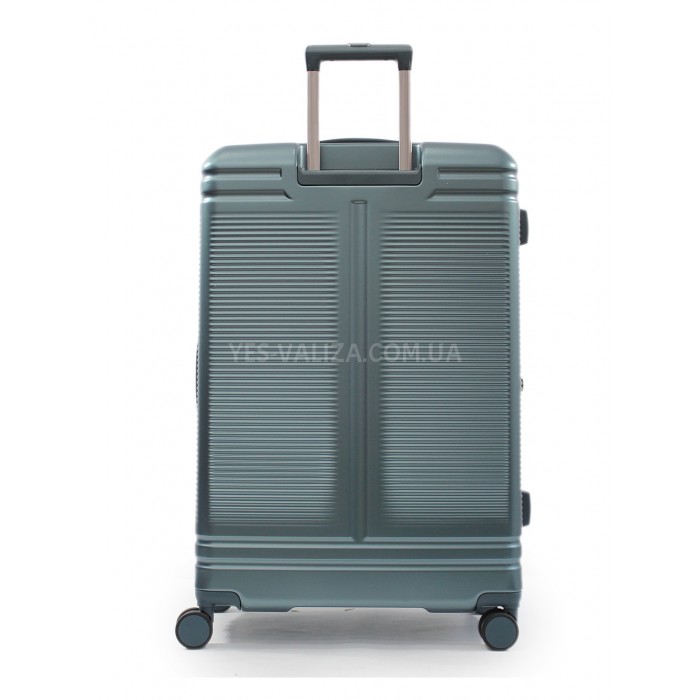Валіза велика L полікарбонат зелена 75х51х31(+5)см/125л/4.45кг/Airtex, фото 3