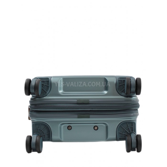 Чемодан большой L поликарбонат зелёный 75х51х31+5см/125л/4.45кг/Airtex, фото 6