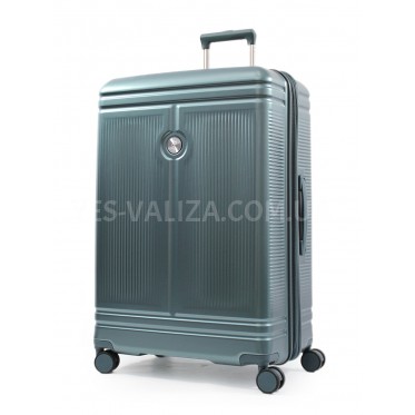 Валіза велика L полікарбонат зелена 75х51х31(+5)см/125л/4.45кг/Airtex