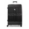 Валіза велика L полікарбонат чорна 75х51х31+5см/125л/4.45кг/Airtex 649, фото 12