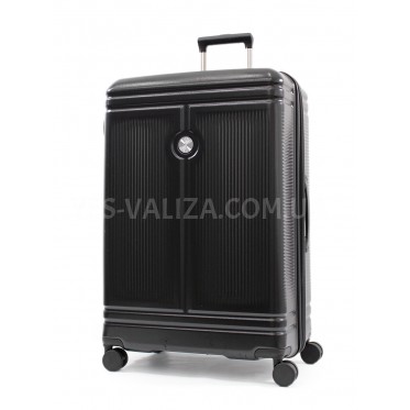 Чемодан большой L поликарбонат чёрный 75х51х31+5/125л/4.45кг/Airtex649