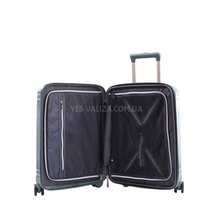 Валіза середня М полікарбонат зелена 65х44х25+5/82л/3.65кг/Airtex 649, фото 9