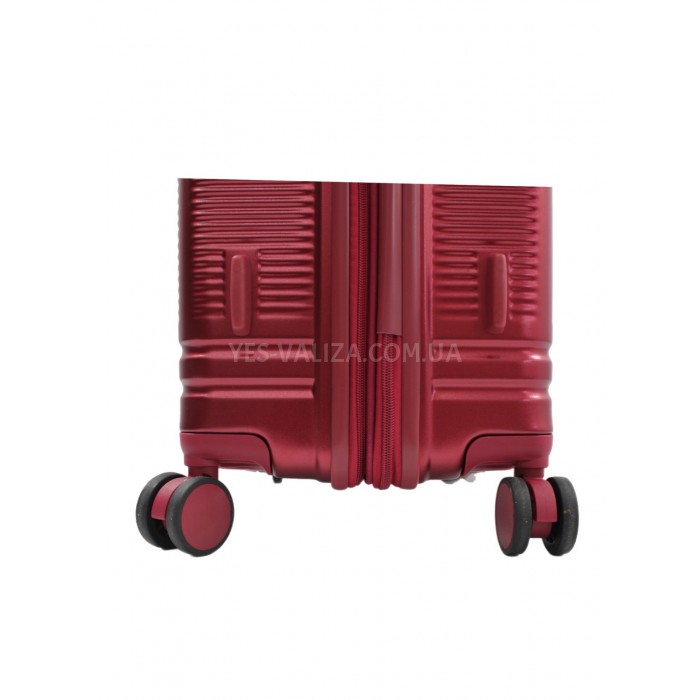 Чемодан малый S поликарбонат красный 55x35x20+5см/48л/2.8кг/Airtex 649, фото 8