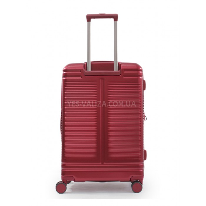 Чемодан малый S поликарбонат красный 55x35x20+5см/48л/2.8кг/Airtex 649, фото 3