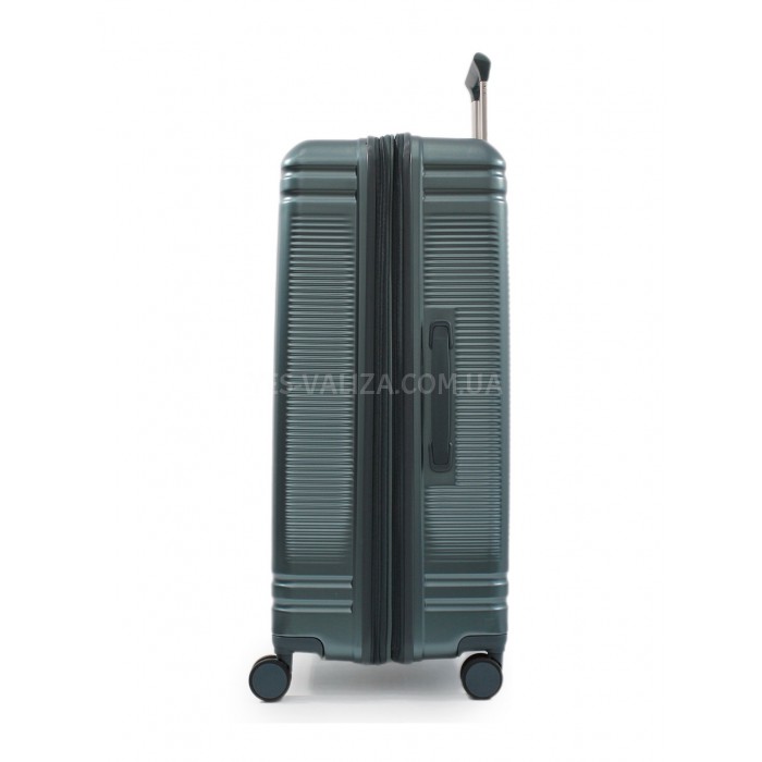 Набор чемоданов Франция (L M S-3шт) поликарбонат зелёный/Airtex 649, фото 4