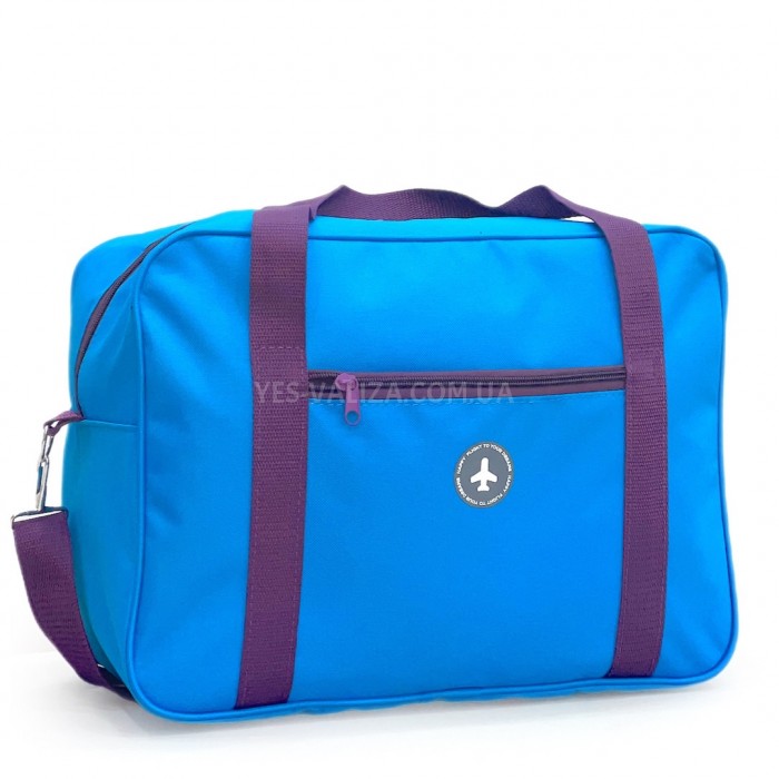 Сумка(ручна поклажа) Польща синя 40х30х20см/24л/0.5кг/Fly 0234, фото 2