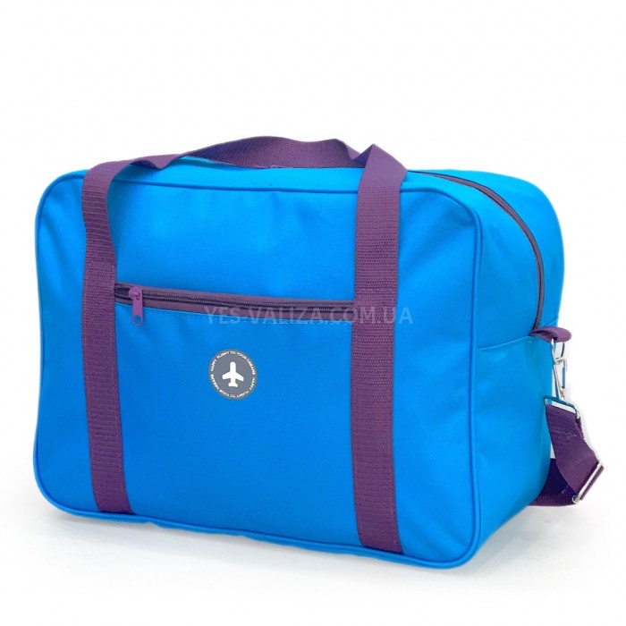 Сумка(ручная кладь) Польша синяя 40х30х20см/24л/0.5кг/Fly 0234, фото 3