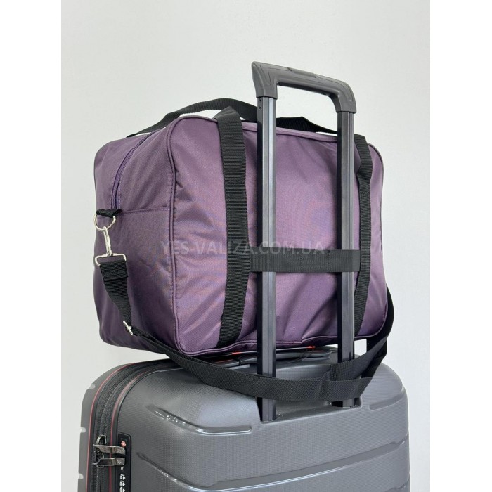 Сумка(ручная кладь) Польша фиолет 40х30х20см/24л/0.5кг/Fly 0234, фото 8