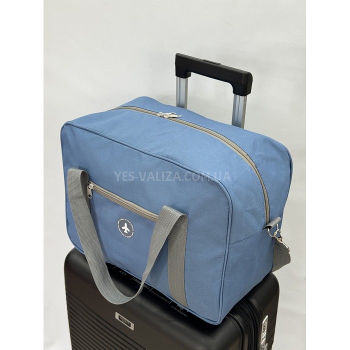 Сумка(ручная кладь) Польша голубая 40х30х20см/24л/0.5кг/Fly 0234, фото 8