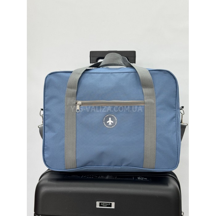 Сумка(ручная кладь) Польша голубая 40х30х20см/24л/0.5кг/Fly 0234, фото 5