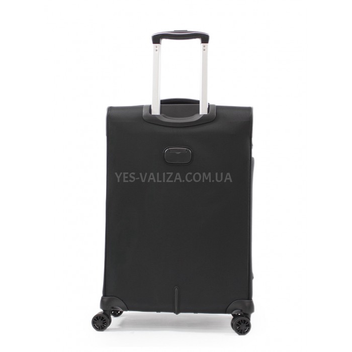 Валіза середня M тканина чорна 66х42х25(+5)см/59л/3кг/Airtex 6903, фото 3