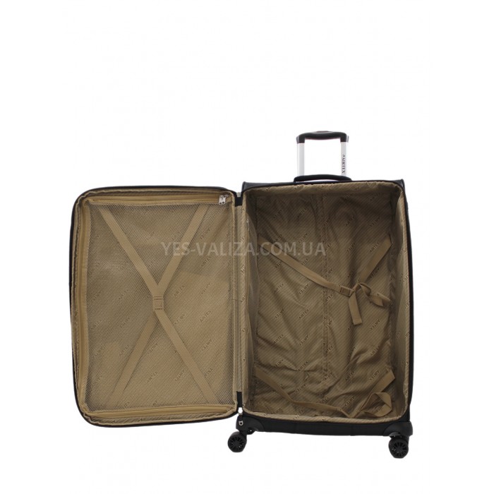 Чемодан ручная кладь S ткань чёрный 55х40х20+5см/43л/2.3кг/Airtex 6903, фото 10