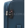 Чемодан ручная кладь S ткань синий 55х40х20+5см/43л/2.3кг/Airtex 6903, фото 19