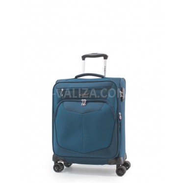 Валіза ручна поклажа S тканина синя 55х40х20+5см/43л/2.3кг/Airtex 6903