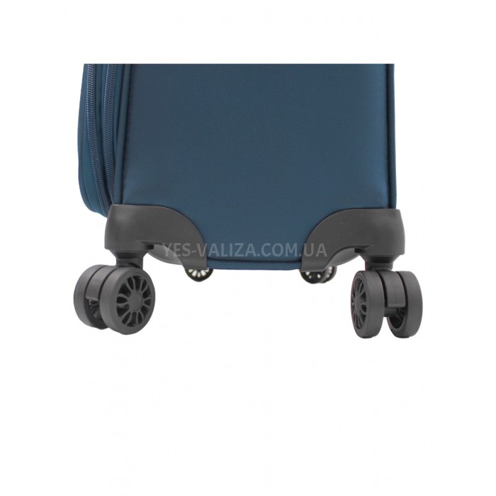 Набор чемоданов Франция (L M S-3шт) ткань синий/Airtex 6903, фото 9