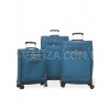 Набір валіз Франція (L M S-3шт) тканина синя/Airtex 6903, фото 11
