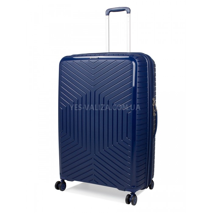 Валіза велика L поліпропілен синя 77х53х32(+5)см/133л/4.4кг/Snowball, фото 1