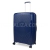Чемодан большой L полипропилен синий 77х53х32(+5)см/133л/4.4кг/Snowbal, фото 11