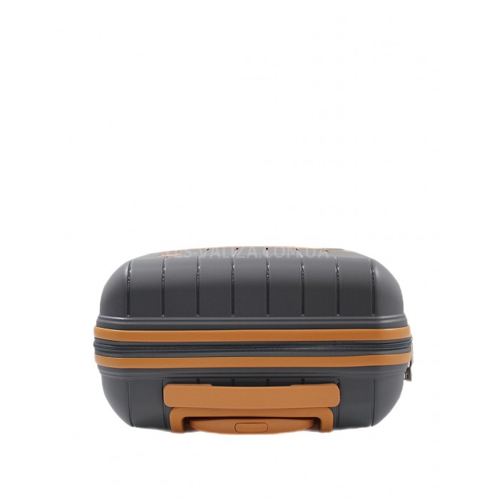 Чемодан малый S полипропилен серый 55х38х22см/40л/2.6кг/Snowball 49403, фото 6