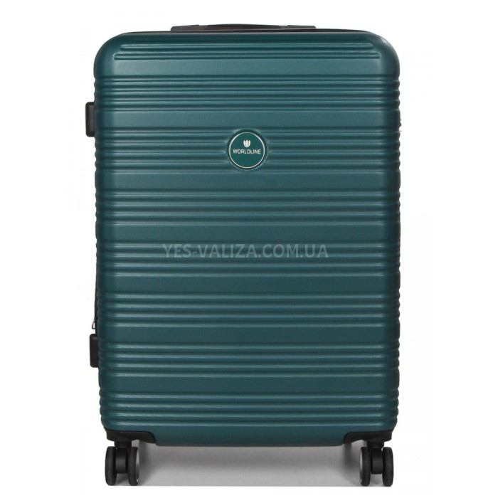 Валіза Франція мала S зелена 55х40х25(+5)см/50л/2.9кг/Worldline 805, фото 3
